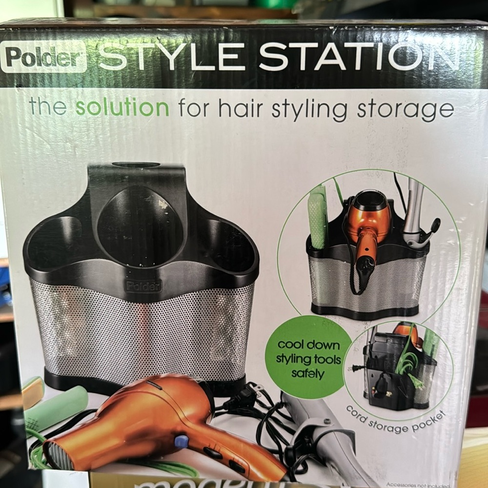 Polder Style Station Hair Styling Storage